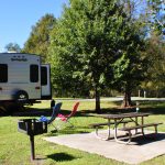 Bayou Segnette State Park - some of the largest lots we have seen at Campgrounds